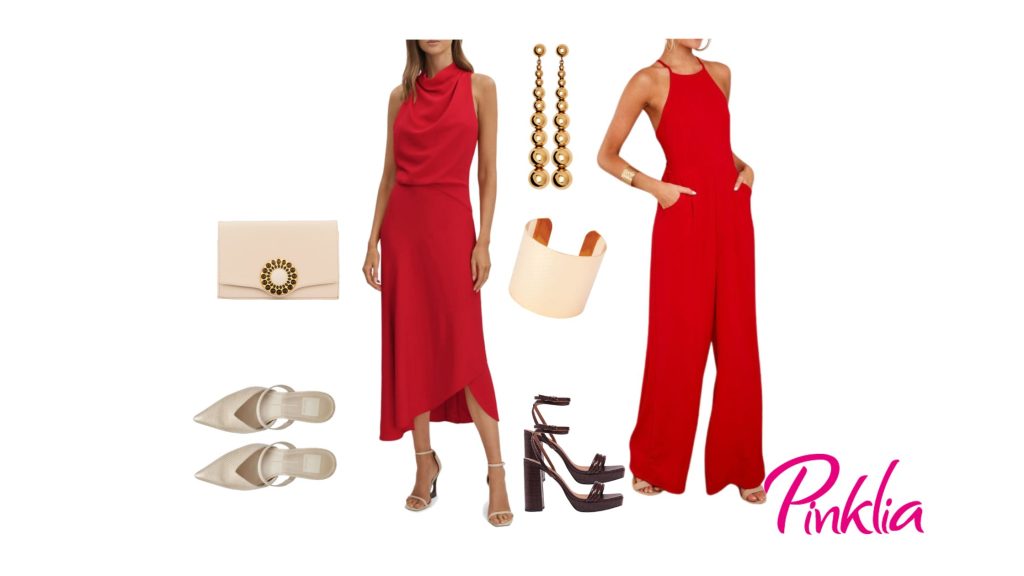 Enterizo o vestido rojo para cita romantica outfit perfecto